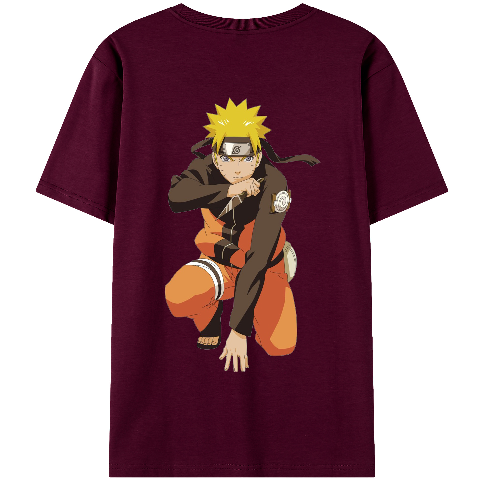 （画像用） NARUTO -ナルト- うずまき ナルト Uzumaki Naruto レディース半袖Tシャツ(バックプリント)
